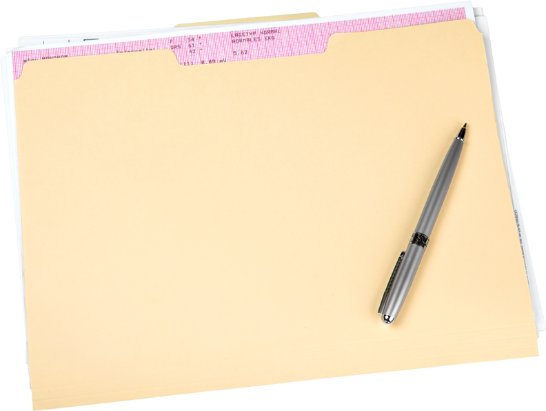 File Folder with Documents